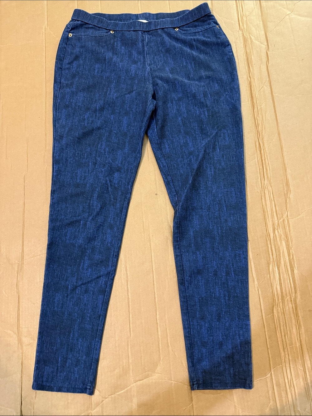 Michael Kors Navy Blue Skinny Ponte Pants